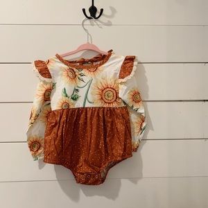 Baby Sunflower Romper